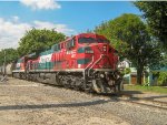 FXE AC4400 Locomotive leading a train